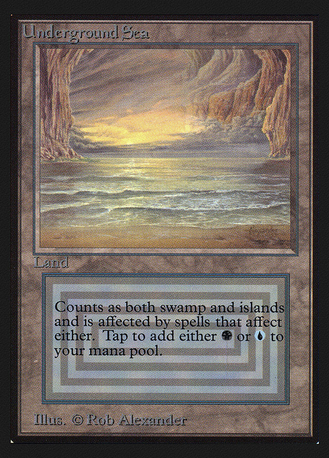 Underground Sea プレイマット　MTG アンシー c5a7202b-6128-5a13-b41c-
