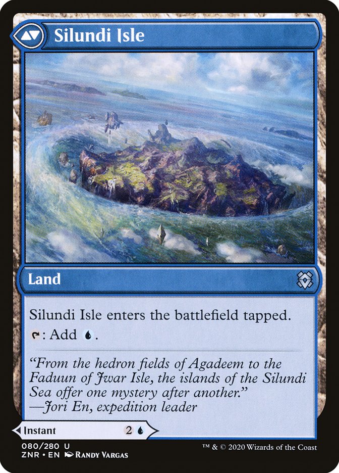Silundi Vision // Silundi Isle (ESPAÑOL)[Zendikar Rising]
