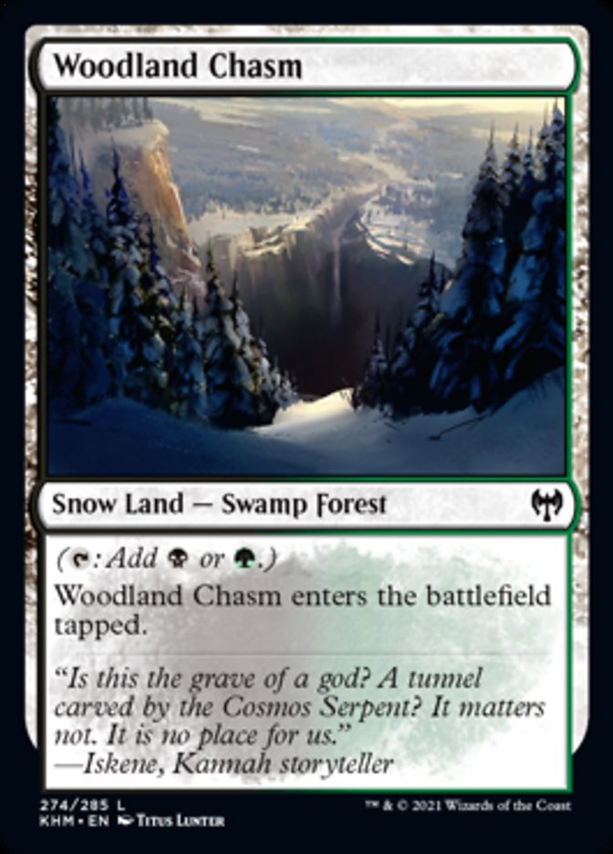 Woodland Chasm (ESPAÑOL) [Kaldheim]