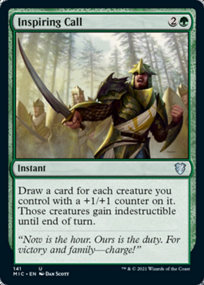 Inspiring Call (ESPAÑOL) [Innistrad: Midnight Hunt Commander]