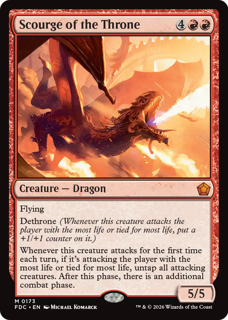 Scourge of the Throne [Foundations Commander]