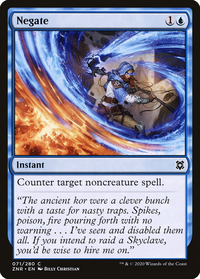 Negate (ESPAÑOL) [Zendikar Rising]