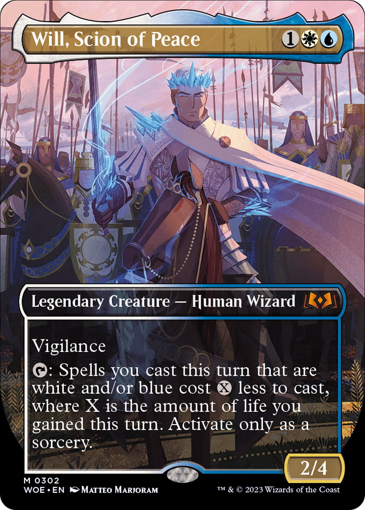 Will, Scion of Peace (ESPAÑOL) (Borderless Alternate Art) [Wilds of Eldraine]