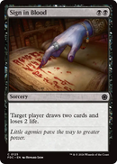 Sign in Blood [Foundations Commander]