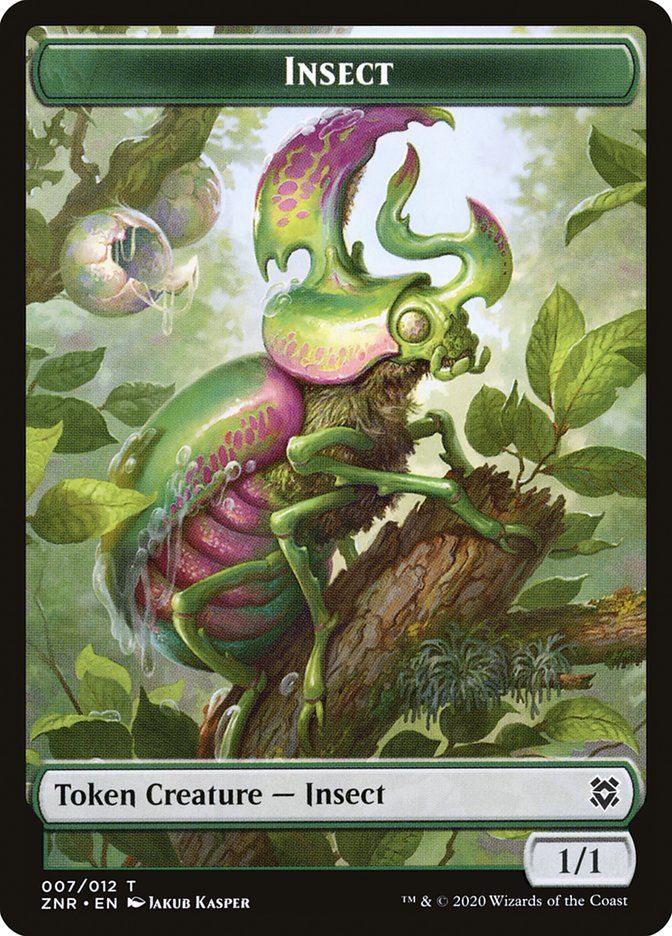 Insect Token (ESPAÑOL) [Zendikar Rising Tokens]