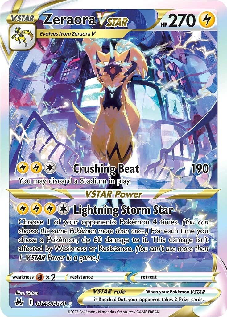 Zeraora VSTAR (GG43/GG70) (ESPAÑOL) [Sword & Shield: Crown Zenith]