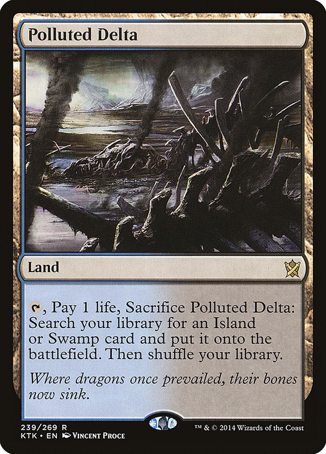 Polluted Delta (ESPAÑOL) [Khans of Tarkir]