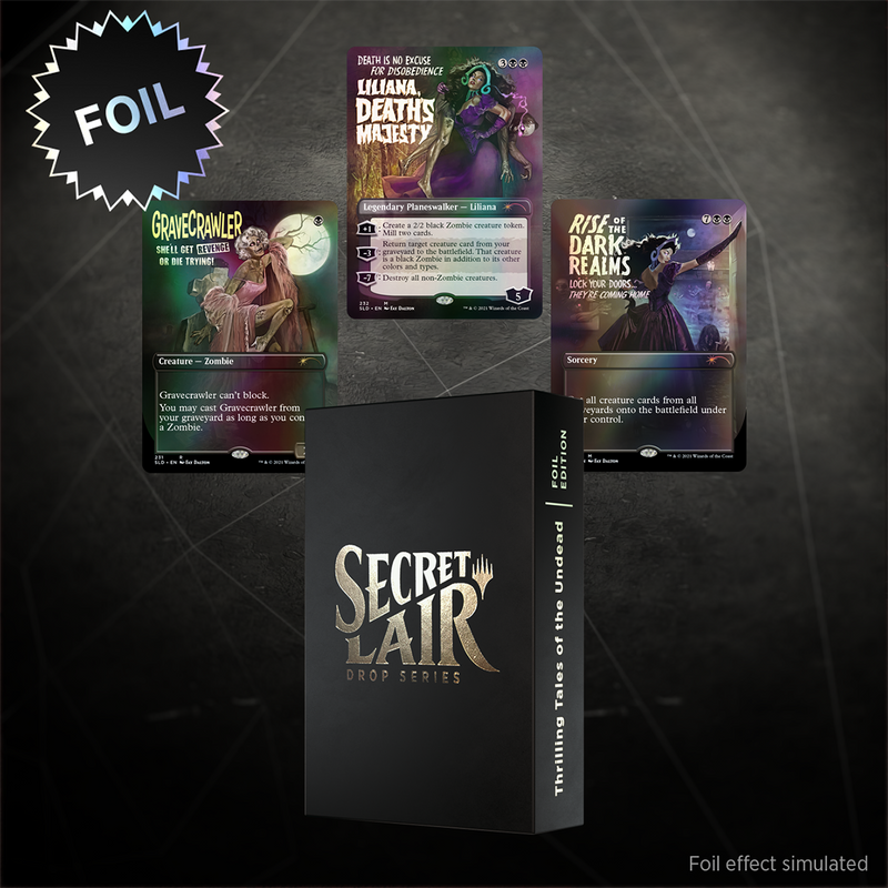 Secret Lair: Drop Series - Thrilling Tales of the Undead (Foil Edition).