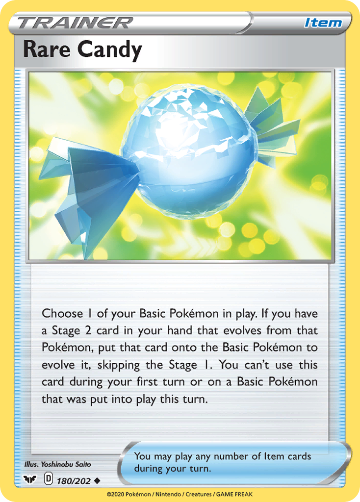 Rare Candy (español) (180/202) [Sword & Shield: Base Set]