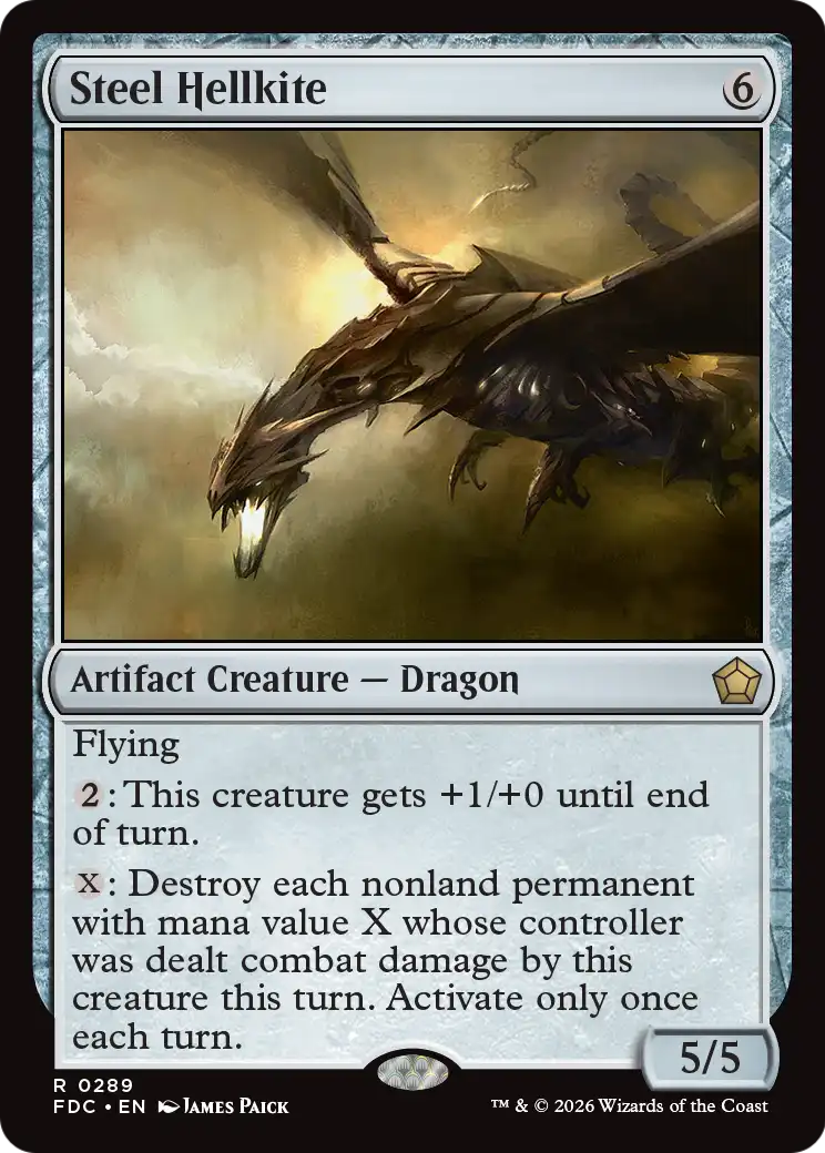 Steel Hellkite [Foundations Commander]