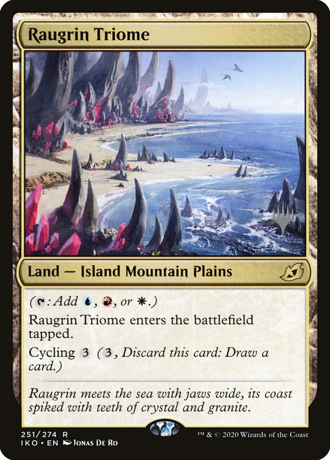 Raugrin Triome (Promo Pack) [Ikoria: Lair of Behemoths Promos] [ESPAÑOL]