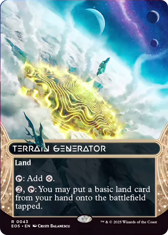 Terrain Generator (0043) (Borderless) [Edge of Eternities: Stellar Sights]