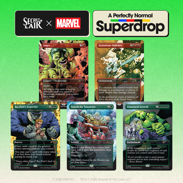 Preventa Secret Lair x Marvel's Hulk: SMASH!