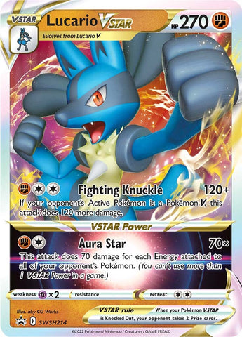 Lucario VSTAR (SWSH214) [Sword & Shield: Black Star Promos] [ESPAÑOL]