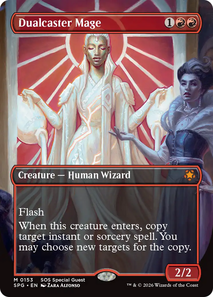 Dualcaster Mage (Borderless) [Secrets of Strixhaven Special Guests].
