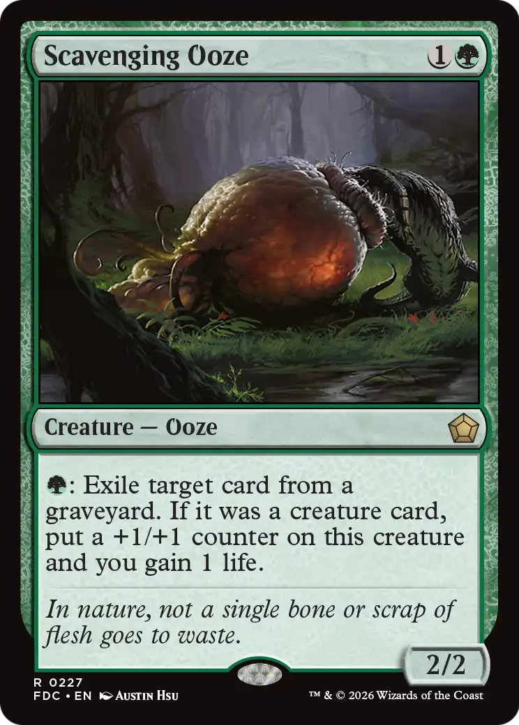 Scavenging Ooze [Foundations Commander]