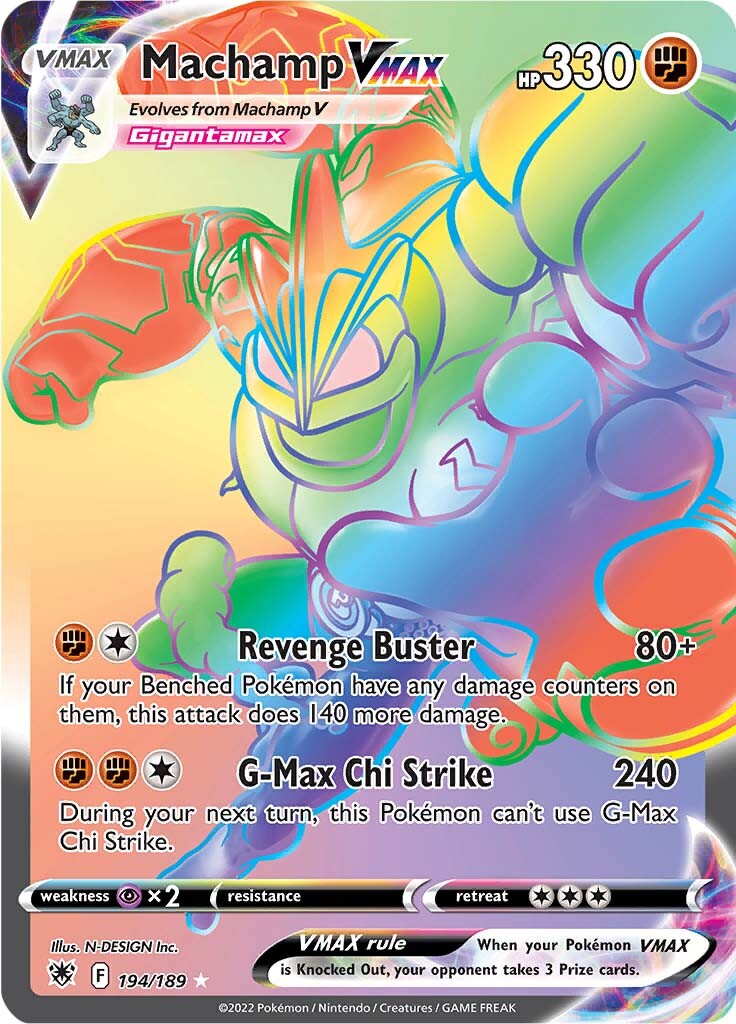 Machamp VMAX (194/189) [Sword & Shield: Astral Radiance] [ESPAÑOL]