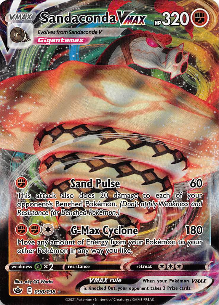 Sandaconda VMAX (090/198) (ESPAÑOL) [Sword & Shield: Chilling Reign]