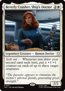 Beverly Crusher, Ship's Doctor (Surge Foil) [Star Trek Commander]