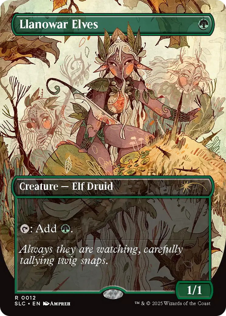 Llanowar Elves. [Secret Lair Countdown Kit]
