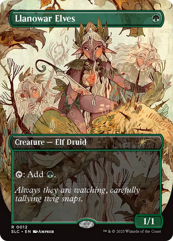 Llanowar Elves. [Secret Lair Countdown Kit]