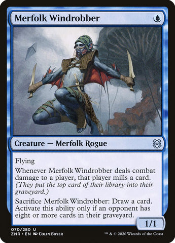 Merfolk Windrobber (ESPAÑOL) [Zendikar Rising]