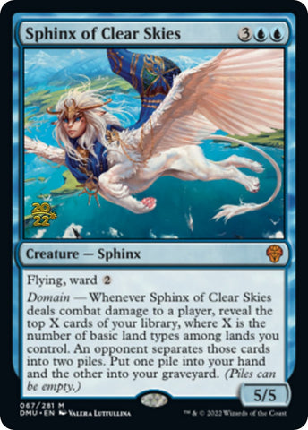 Sphinx of Clear Skies [Dominaria United Prerelease Promos] [ESPAÑOL]