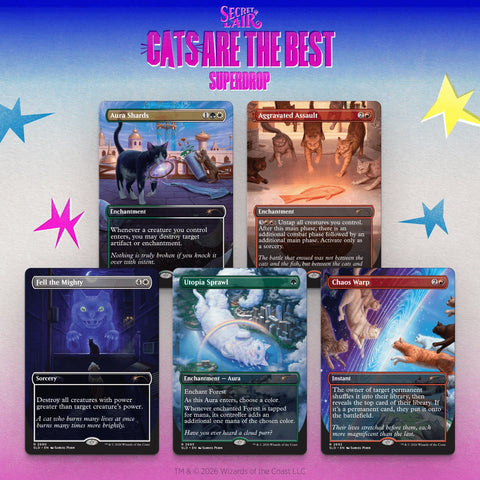 Preventa Secret Lair x Cats of Chaos