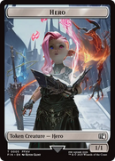 Hero (0005) // Wizard (0015) Double-Sided Token [FINAL FANTASY Tokens]