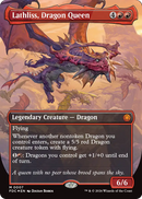 Lathliss, Dragon Queen (Borderless) [Foundations Commander]