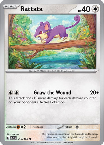 Rattata (019/165) (ESPAÑOL) [Scarlet & Violet: 151]