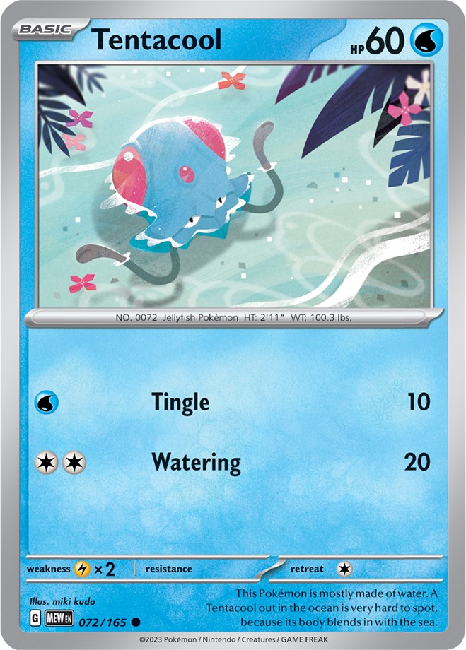 Tentacool (072/165) (ESPAÑOL) [Scarlet & Violet: 151]