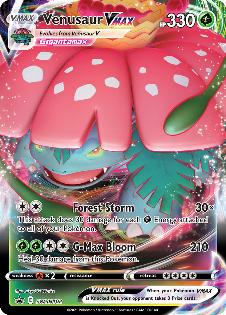 Venusaur VMAX (SWSH102) [Sword & Shield: Black Star Promos] [ESPAÑOL]