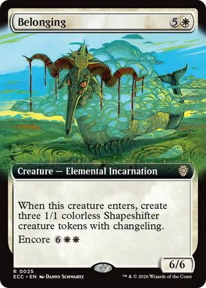 Belonging (Extended Art) [Lorwyn Eclipsed Commander]