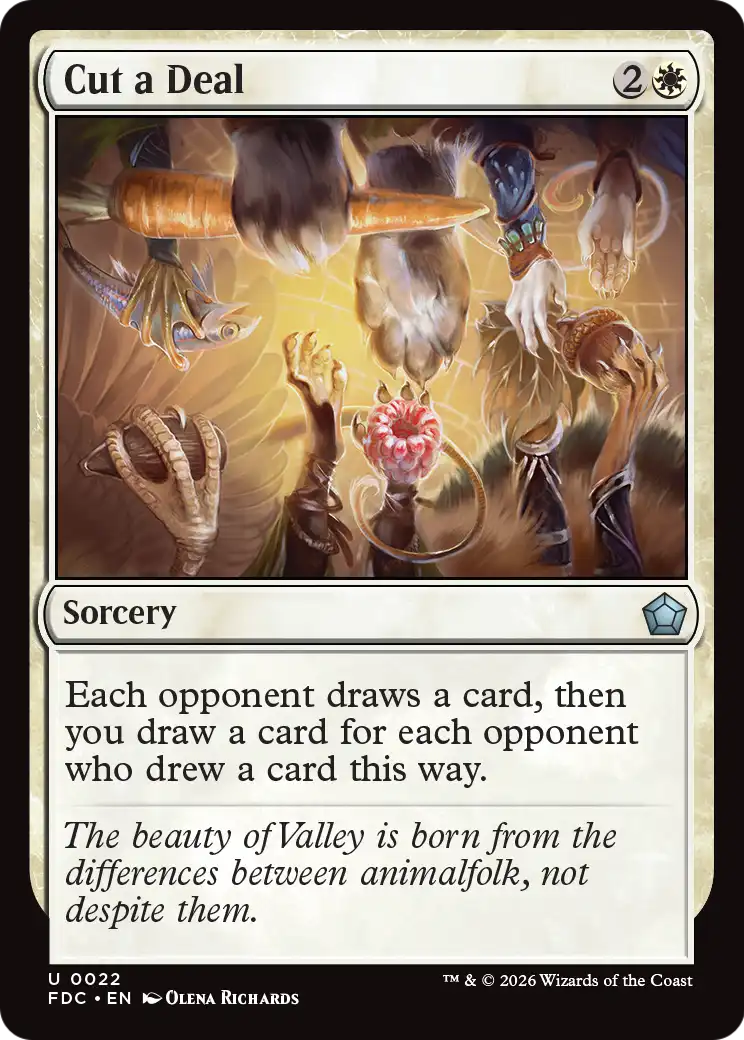 Cut a Deal [Foundations Commander]