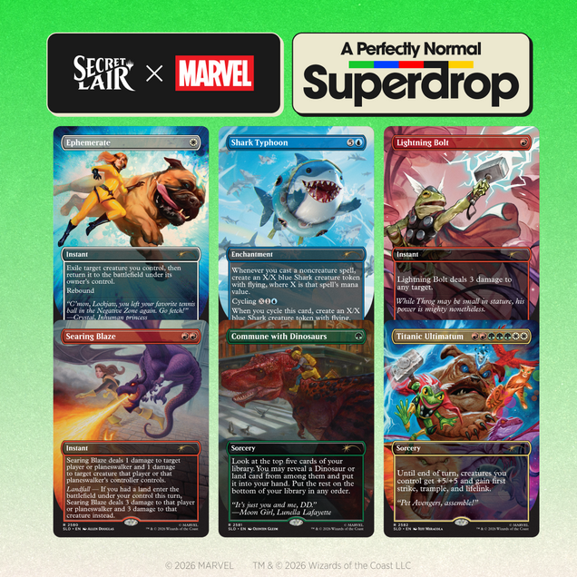 Preventa Secret Lair x Marvel: Earth's Mightiest Pets