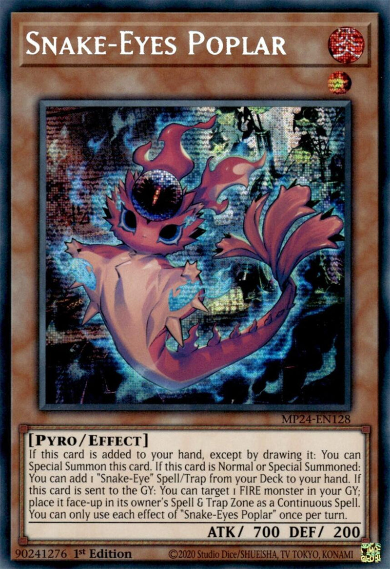 yugioh snake eyes deck Snake-Eyes Poplar [MP24-EN128] Prismatic Secret Rare