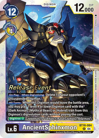 AncientSphinxmon [BT18-084] [Release Special Booster Ver.2.0 Promos]