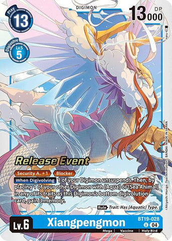 Xiangpengmon [BT19-028] [Release Special Booster Ver.2.0 Promos]