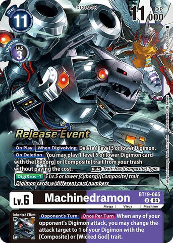 Machinedramon [BT19-065] [Release Special Booster Ver.2.0 Promos]