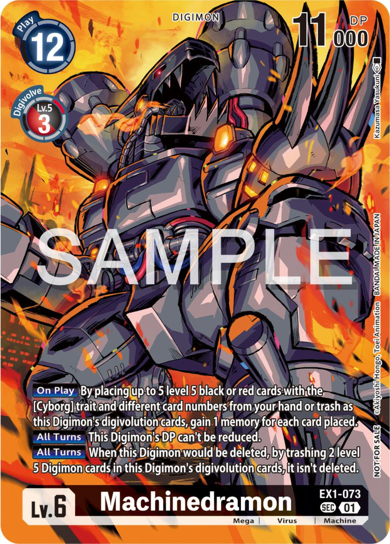 sec digimon card Machinedramon [EX1-073] (Release Special Booster Ver.2.0 Celebration E