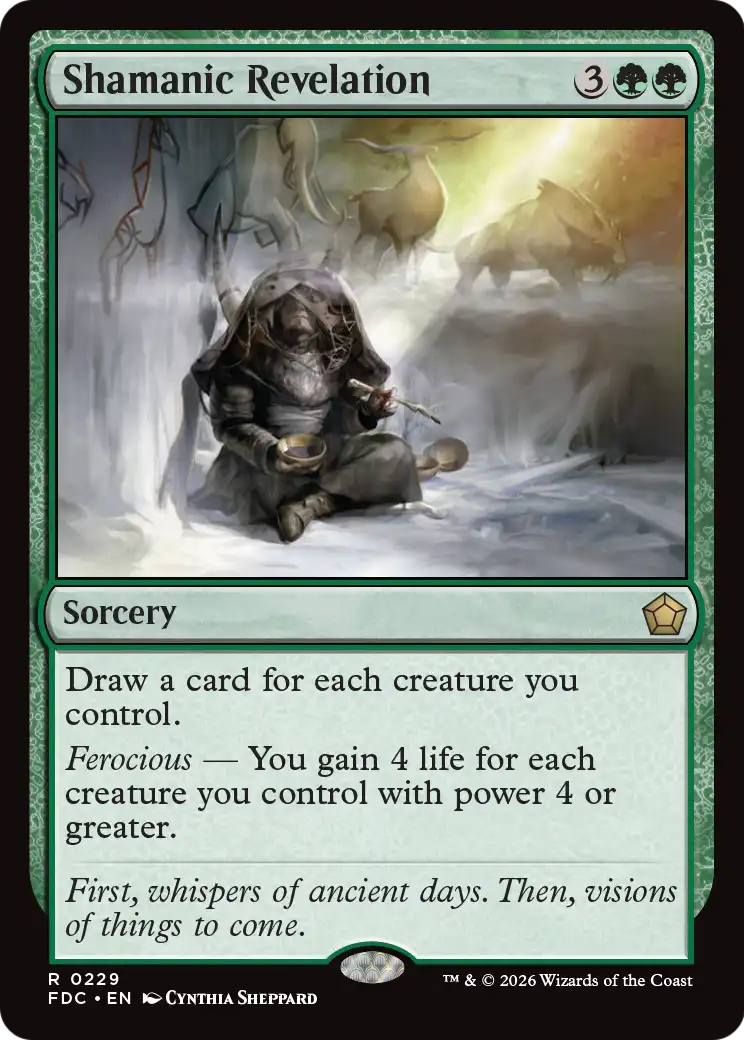 Shamanic Revelation [Foundations Commander]
