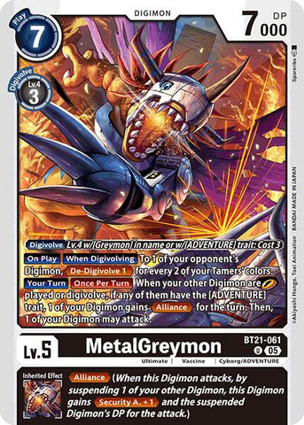 MetalGreymon [BT21-061] [World Convergence]