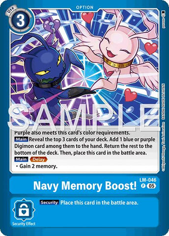 Navy Memory Boost! [LM-046] (Limited Card Pack -Billion Bullet-) [Limited Card Pack -Billion Bullet-]