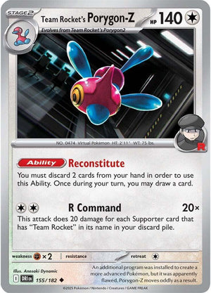 Team Rocket's Porygon-Z (155/182) [Scarlet & Violet: Destined Rivals]
