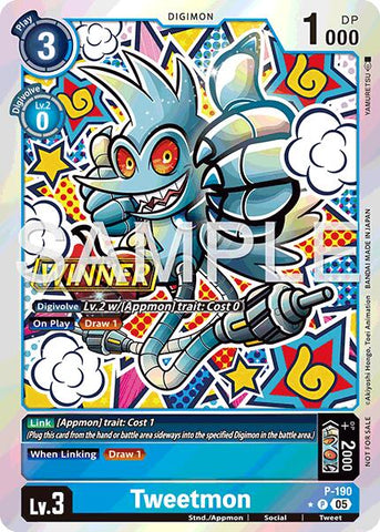 Tweetmon [P-190] (Store Tournament 2025 Vol.3 Winner Pack) [Promotional Cards]