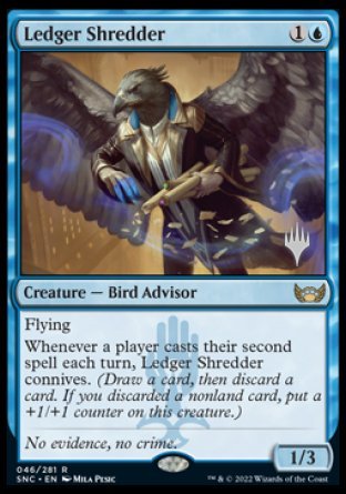 Ledger Shredder (Promo Pack) (ESPAÑOL) [Streets of New Capenna Promos]