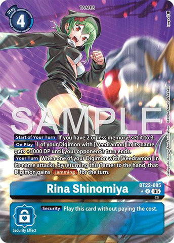 Rina Shinomiya [BT22-085] (Alternate Art) [Cyber Eden]