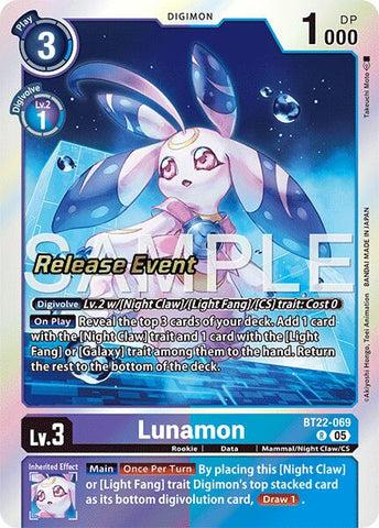 Lunamon [BT22-069] [Cyber Eden Release Event Cards]