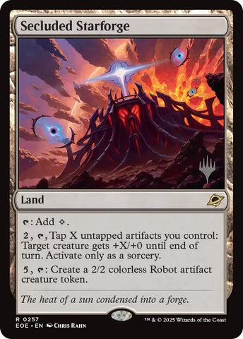 Secluded Starforge (Promo Pack) [Edge of Eternities Promo Pack]